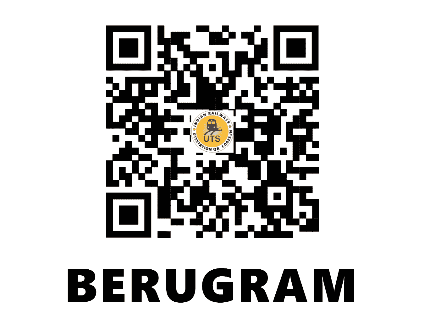 UTS QR Code for BERUGRAM - BUGM (SE - WEST BENGAL)